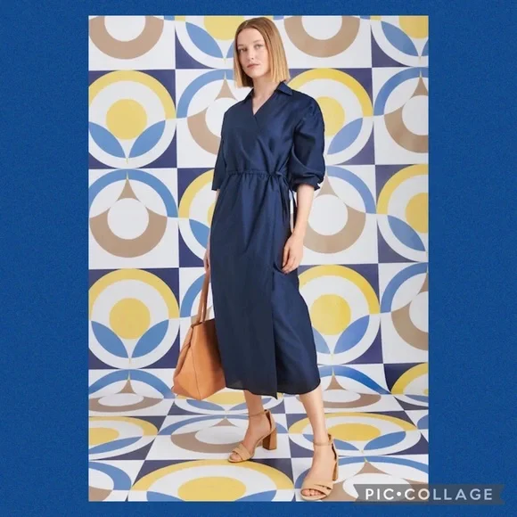 NWT J. McLaughlin Elayne Dress, Silk & Cotton NWT J. McLaughlin Elayne Dress, Silk & Cotton
